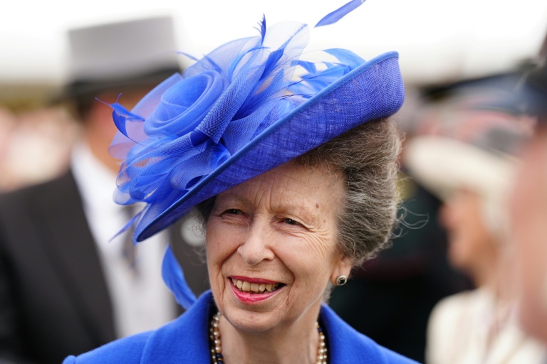 La princesse Anne lors d'une garden party à Edimbourg, en Ecosse, le 1er juillet 2025