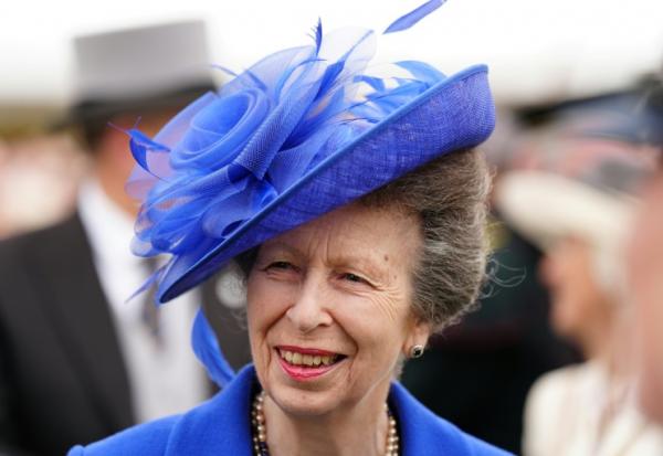 La princesse Anne lors d'une garden party à Edimbourg, en Ecosse, le 1er juillet 2025