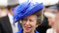 La princesse Anne lors d'une garden party à Edimbourg, en Ecosse, le 1er juillet 2025