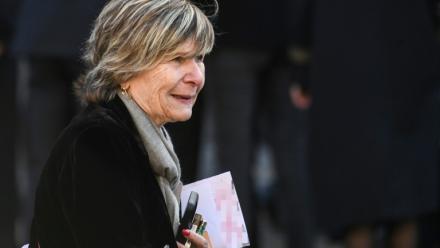 La reine de la presse people Mimi Marchand, le 6 octobre 2021 à Saint-Germain-des-Près