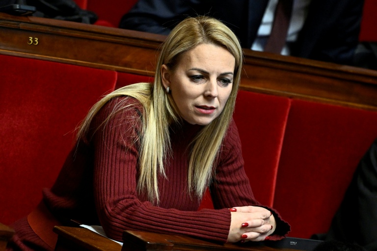 La parlementaire RN Edwige Diaz lors d'un débat sur le projet de budget à l'Assemblée nationale, le 19 novembre 2025