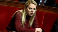 La parlementaire RN Edwige Diaz lors d'un débat sur le projet de budget à l'Assemblée nationale, le 19 novembre 2025