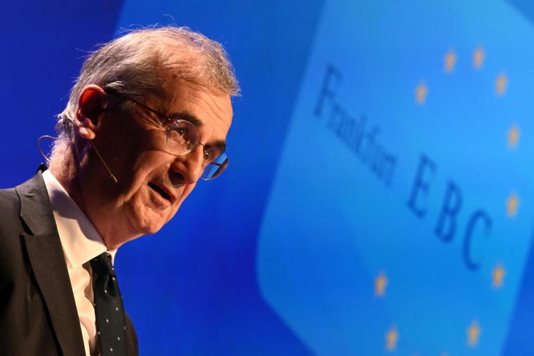 Le gouverneur de la Banque de France, François Villeroy de Galhau, à Francfort, le 22 novembre 2024