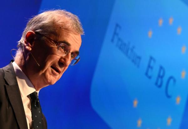 Le gouverneur de la Banque de France, François Villeroy de Galhau, à Francfort, le 22 novembre 2024