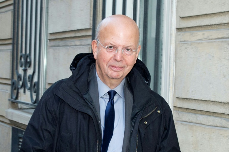 Patrick Buisson, historien et figure de la droite conservatrice, à Paris le 15 octobre 2012