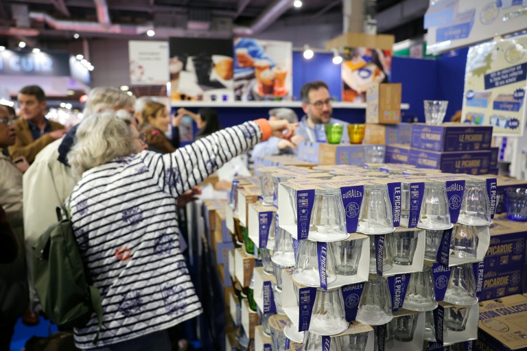 Verres Duralex au salon 