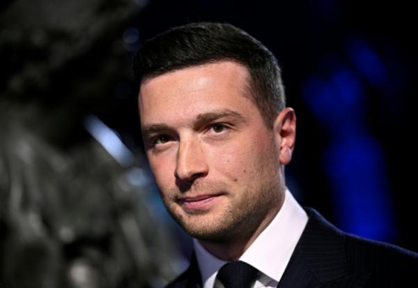 Jordan Bardella à la célébration des 200 ans du Figaro au Grand Palais à Paris, le 13 janvier 2026