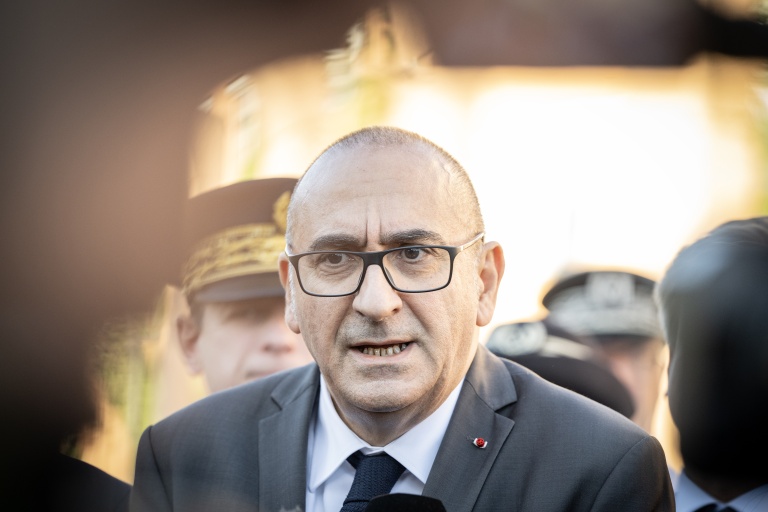 Le ministre de l'Intérieur Laurent Nuñez, à Aubagne le 12 octobre 2026