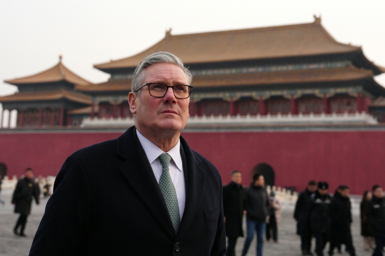 Le Premier ministre britannique Keir Starmer visite la Cité interdite à Pékin le 29 janvier 2026
