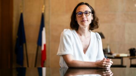 Claire Thoury, présidente du Conseil économique, social et environnemental (Cese), dans son bureau à Paris, le 1er juillet 2026