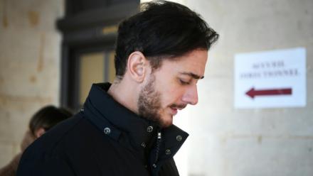 Le chanteur marocain Saad Lamjarred, le 21 février 2023 à la Cour d'assises de Paris