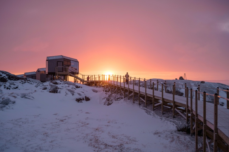 L'hôtel Arctic à Ilulissat, au Groenland, le 18 mars 2026