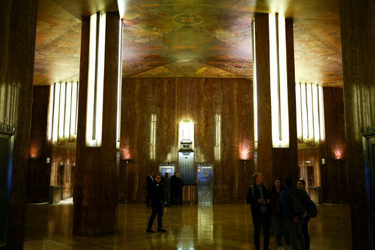 Le hall d'entrée du Chrysler Building dans le quartier de Manhattan à New York, le 7 octobre 2026
