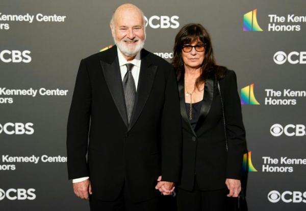 Le cinéaste américain Rob Reiner et son épouse Michele Reiner à Washington, le 3 décembre 2023