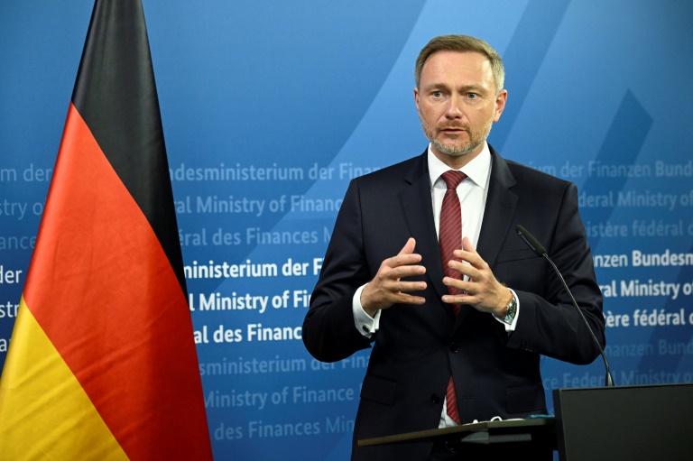 German Treasury Minister Christian Lindner in Berlin, March 31, 2022 