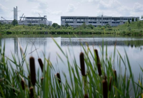 Un centre de données en construction à Stone Ridge, en Virginie, le 12 août 2026