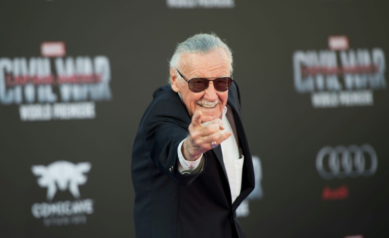 Stan Lee lors de l'avant-première de 