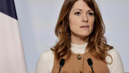 La porte-parole du gouvernement Maud Bregeon à Paris le 3 juin 2026