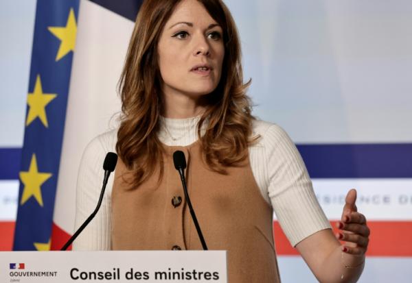 La porte-parole du gouvernement Maud Bregeon à Paris le 3 juin 2026