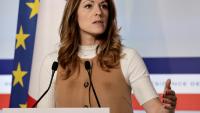 La porte-parole du gouvernement Maud Bregeon à Paris le 3 juin 2026