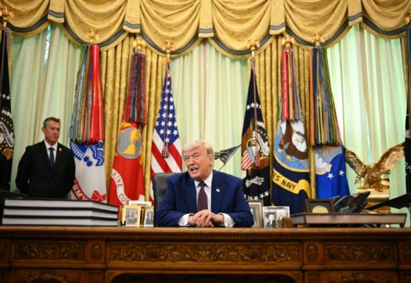 Le président américain Donald Trump lors d'un point de presse à la Maison-Blanche, le 3 juin 2026