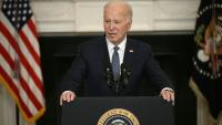 Le président américain Joe Biden parle de la situation au Moyen-Orient, dans la salle de la Maison Blanche, le 31 mai 2024