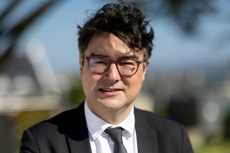 Stéphane Roudaut, candidat de droite aux municipales à Brest, le 17 mars 2026 à Brest