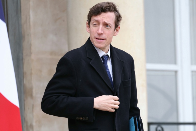 Le ministre de l'Education, Edouard Geffray, à la sortie du palais de l'Elysée, à Paris, le 19 novembre 2025