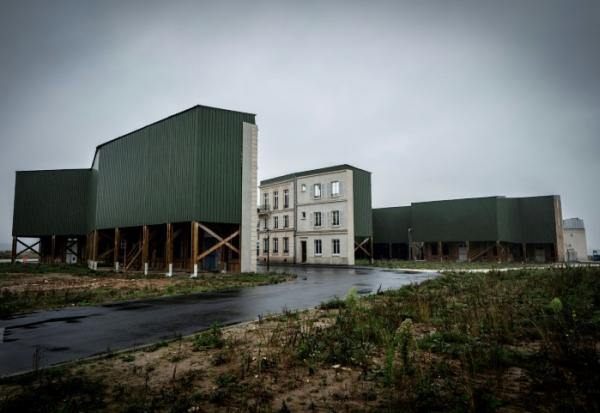 Des décors de cinéma à Coulommiers (Seine-et-Marne), le 2 octobre 2024