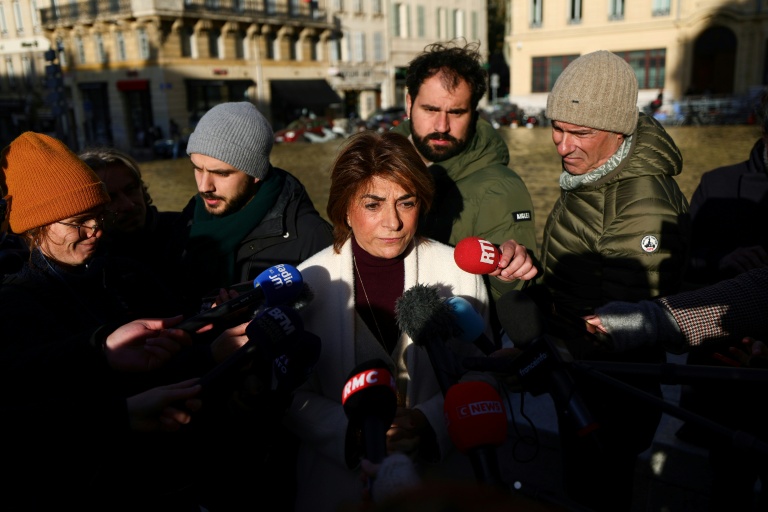 Martine Vassal, candidate de la droite et du centre et actuelle présidente du département des Bouches-du-Rhône et de la métropole, à Marseille, le 20 novembre 2025
