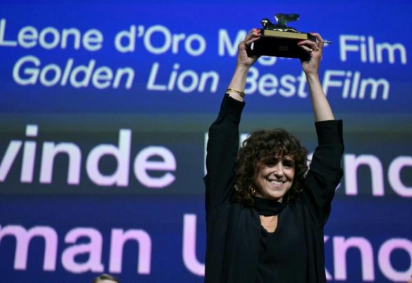 La réalisatrice danoise May El-Toukhy a remporté le Lion d'or du meilleur film à l'issue de la 83e Mostra de Venise, pour son film "Woman unknown", le 12 septembre 2026