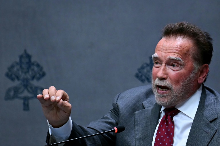 Arnold Schwarzenegger au Vatican le 30 septembre 2025