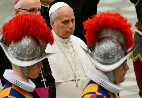 Le pape Léon XIV au Vatican le 6 mai 2026