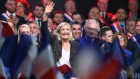 La candidate du Rassemblement national à la présidentielle, Marine Le Pen, le 13 septembre 2026 à Hénin-Beaumont, dans le Pas-de-Calais