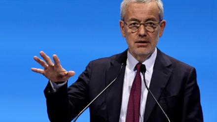 Le président du conseil d'administration d'Engie Jean-Pierre Clamadieu, à Aubervilliers le 30 avril 2024.