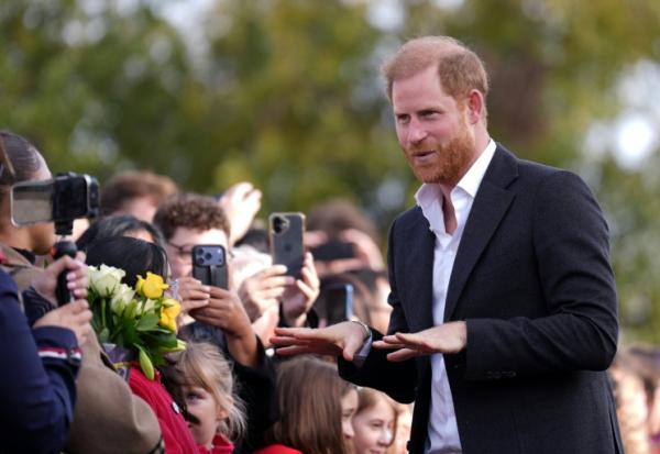 Le prince Harry en visite à Nottingham, le 15 octobre 2026 dans le centre de l'Angleterre