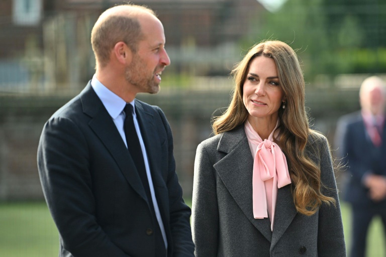 Le prince William et la princesse Catherine, à Southport en Angleterre le 23 septembre 2025