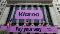 Lors de l'introduction à la Bourse de New York du prestataire de services de paiement suédois Klarna, le 10 septembre 2025
