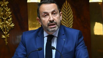 Le député du Rassemblement national et vice-président de l'Assemblée nationale, Sébastien Chenu, le 6 juillet 2026 à l'Assemblée, à Paris