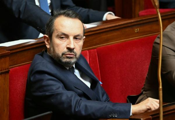 Le vice-président du RN et député du Nord, Sébastien Chenu, à l'Assemblée nationale à Paris le 2 avril 2025