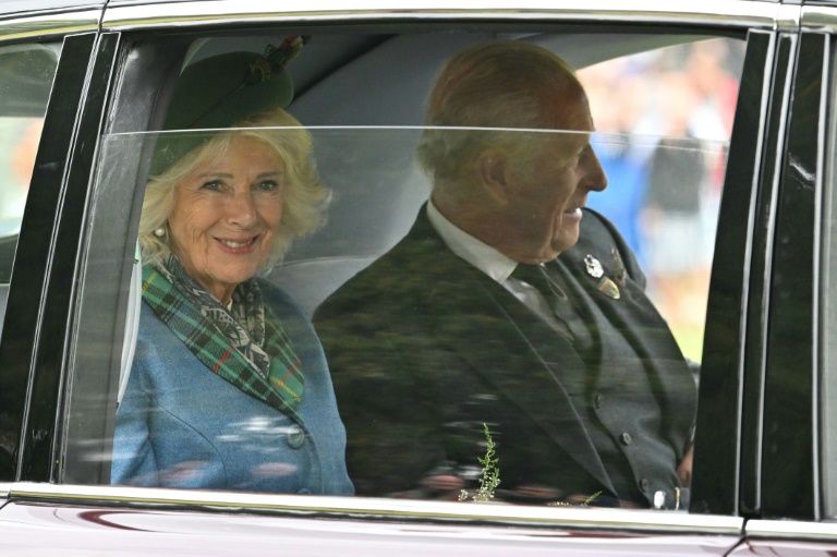 La reine Camilla et le roi Charles III à Braemer, le 6 septembre 2025 en Ecosse