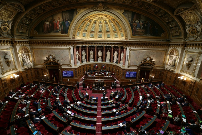 L'hémicycle du Sénat, à Paris, le 27 octobre 2026