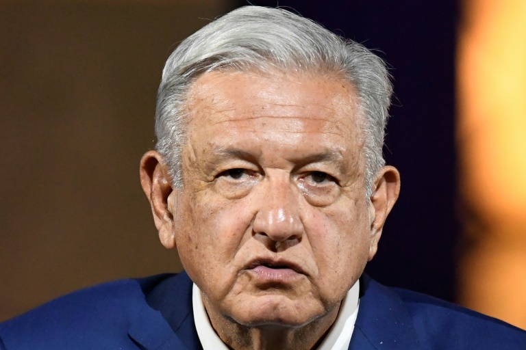 Mexican President Andres Manuel Lopez Obrador on May 22, 2022 in Guatemala