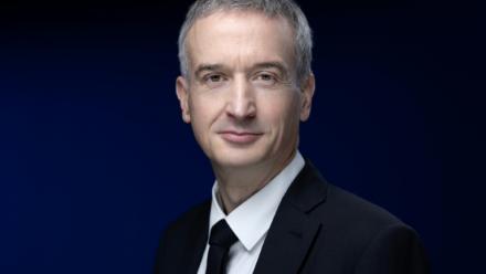 Yann Leriche, directeur général de Getlink, l'exploitant d'Eurotunnel le 21 février 2025 à Paris