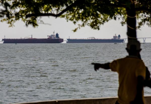 Des pétroliers à l'ancre près de Maracaibo, au Venezuela, le 17 décembre 2025