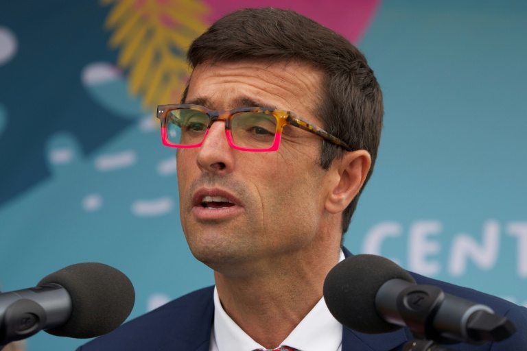 Rodolphe Delord, directeur du zoo de Beauval, le 28 avril 2023 à Saint-Aignan-sur-Cher (Loir-et-Cher)