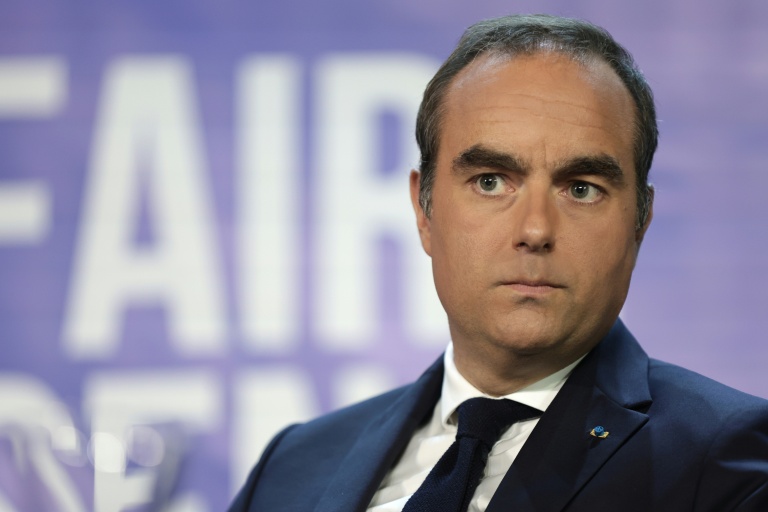 Le Premier ministre Sébastien Lecornu à Sens dans l'Yonne le 29 août 2026