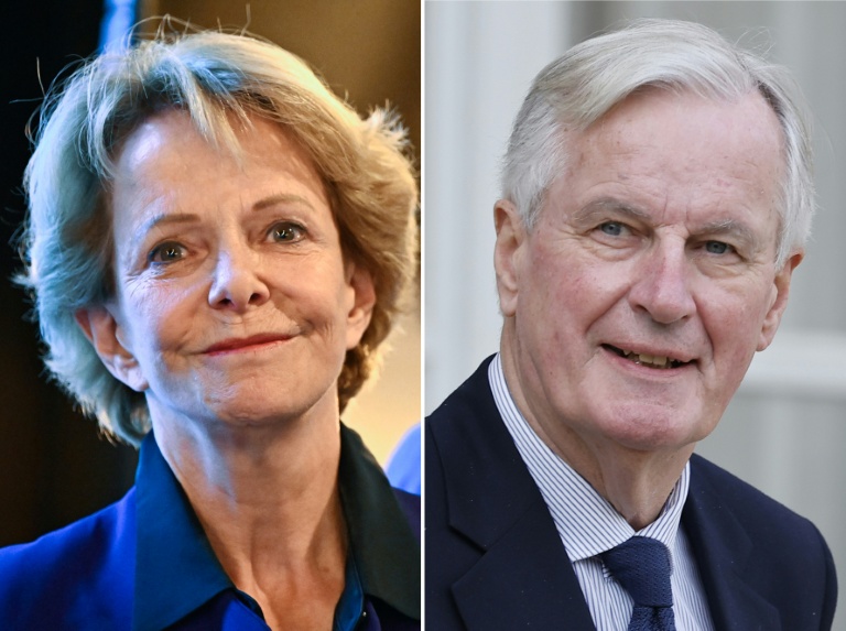 Frédérique Bredin et Michel Barnier, candidats à la législative partielle de la deuxième circonscription de Paris