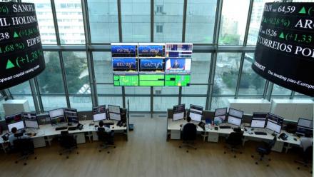 La salle de contrôle d'Euronext, qui gère la Bourse de Paris