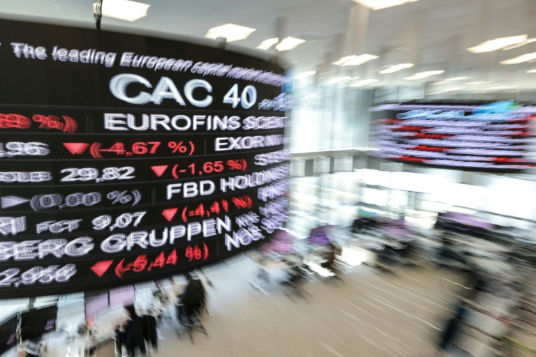 La salle de contrôle d'Euronext, société qui gère la Bourse de Paris